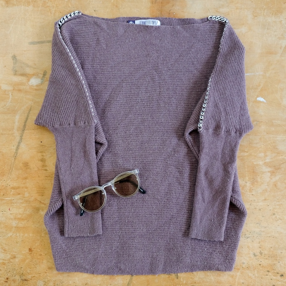 Jennifer Lopez Chain Shirt Size XS